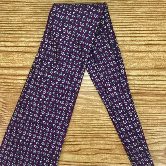 ✨Lauren Ralph Lauren Men’s Purple Paisley Silk Tie - Picture 6 of 7